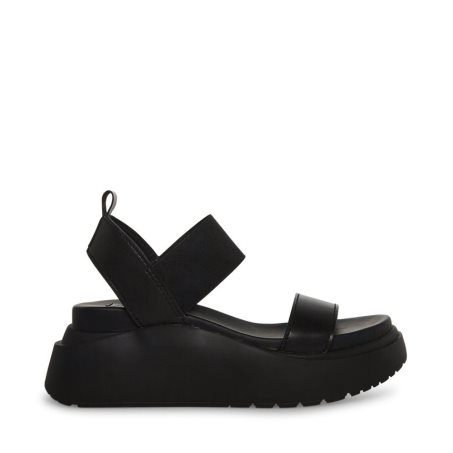 Sandalias de Plataforma Steve Madden Cruise Mujer Negras | ES YF3914